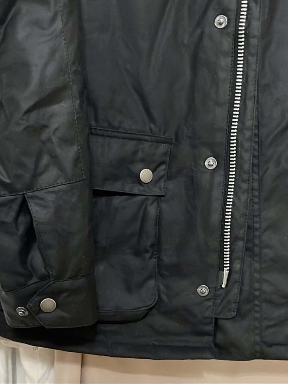 Barbour Black Military Field Jacket - Picture 5 of 6